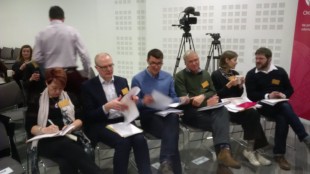 geovation judges consider the entrants' pitches