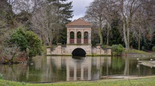 The boathouse at Birkenhead Park