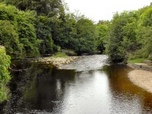 The upper river Eden. At the time of writing it's covered in snow.