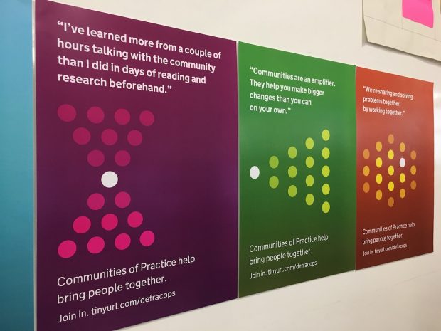 Communities posters at Defra