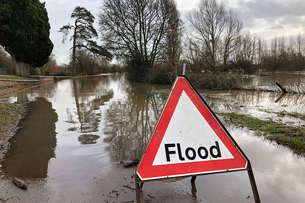 Flood sign image